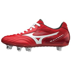 Mizuno Waitangi PS Ποδοσφαιρικα Παπουτσια Ανδρικα - Κοκκινα